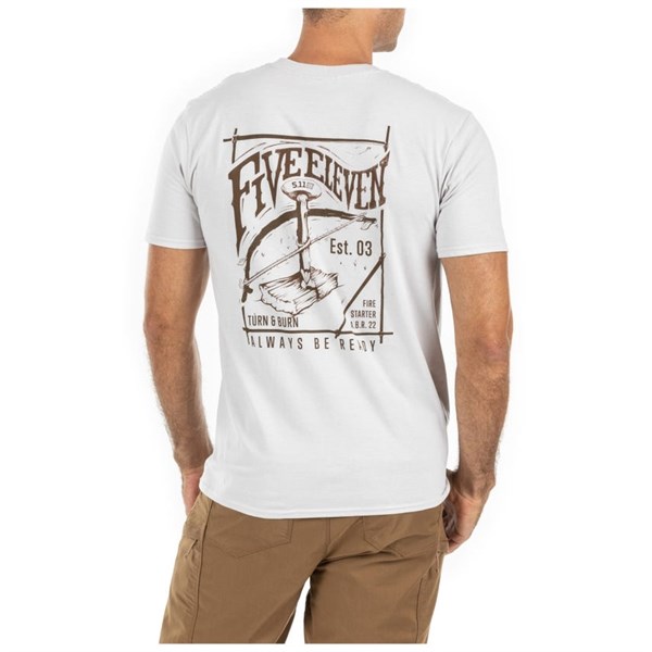Футболка 5.11 tactical Turn and burn Steam