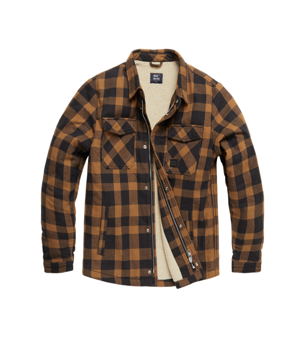 Куртка Vintage Industries Sherpa Yellow Check