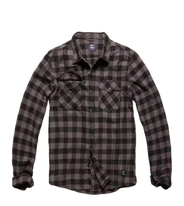 Рубашка Vintage Industries Harley Grey Check