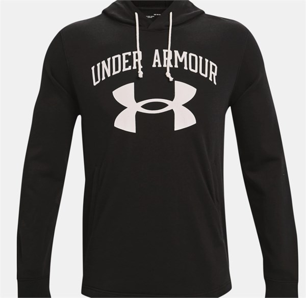 Худи без молнии Under Armour Rival Terry Big Logo Black