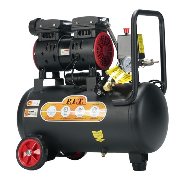 Компрессор поршневой безмасляный P.I.T. PAC24-C1
