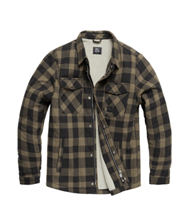 Куртка Vintage Industries Sherpa Beige Check
