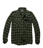Рубашка Vintage Industries Harley Green Check