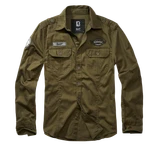 Рубашка Brandit Luis Vintageshirt Olive