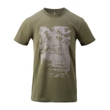 Футболка Adventure Is Out There Olive Green Helikon-Tex TS-AIO-CO-02