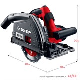 Пила циркулярная погружная + направляющая ЗУБР ПП-55Н серия МАСТЕР ПП-55Н