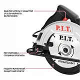Пила циркулярная P.I.T. PKS185-C4 PKS185-C4