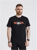 Футболка Wild Soul чёрная Green Pocket GP5